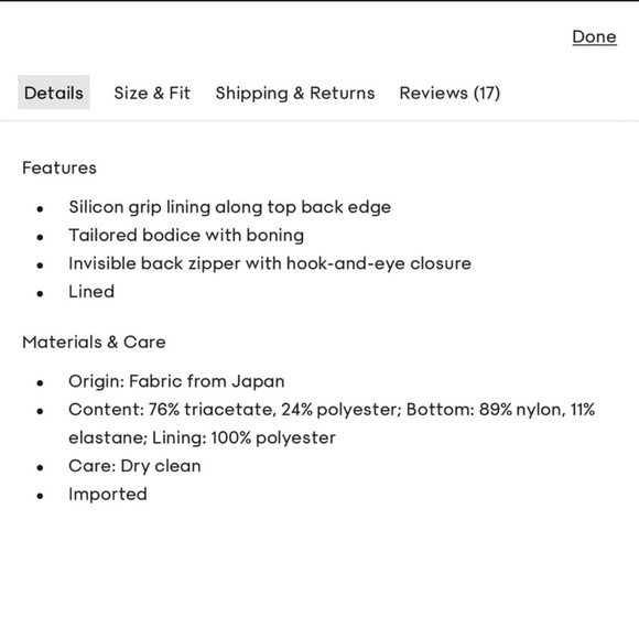 Aritzia Ten by Babaton Blaze strapless bodysuit - Picture 12 of 12